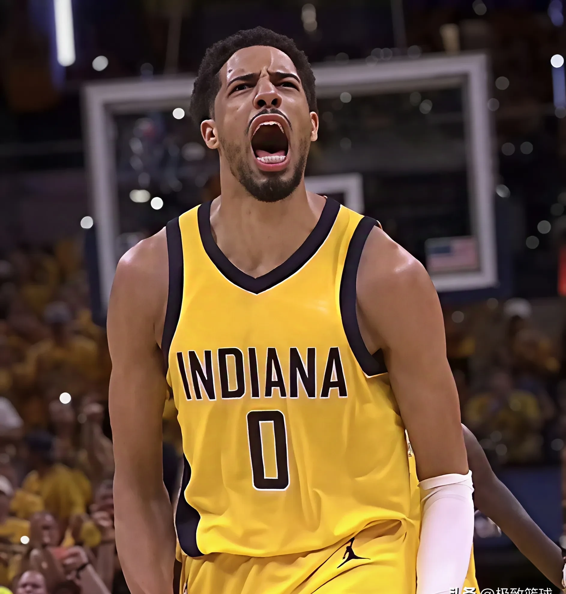 关于步行者横扫雷霆，波尔津吉斯完成帽子戏法的信息